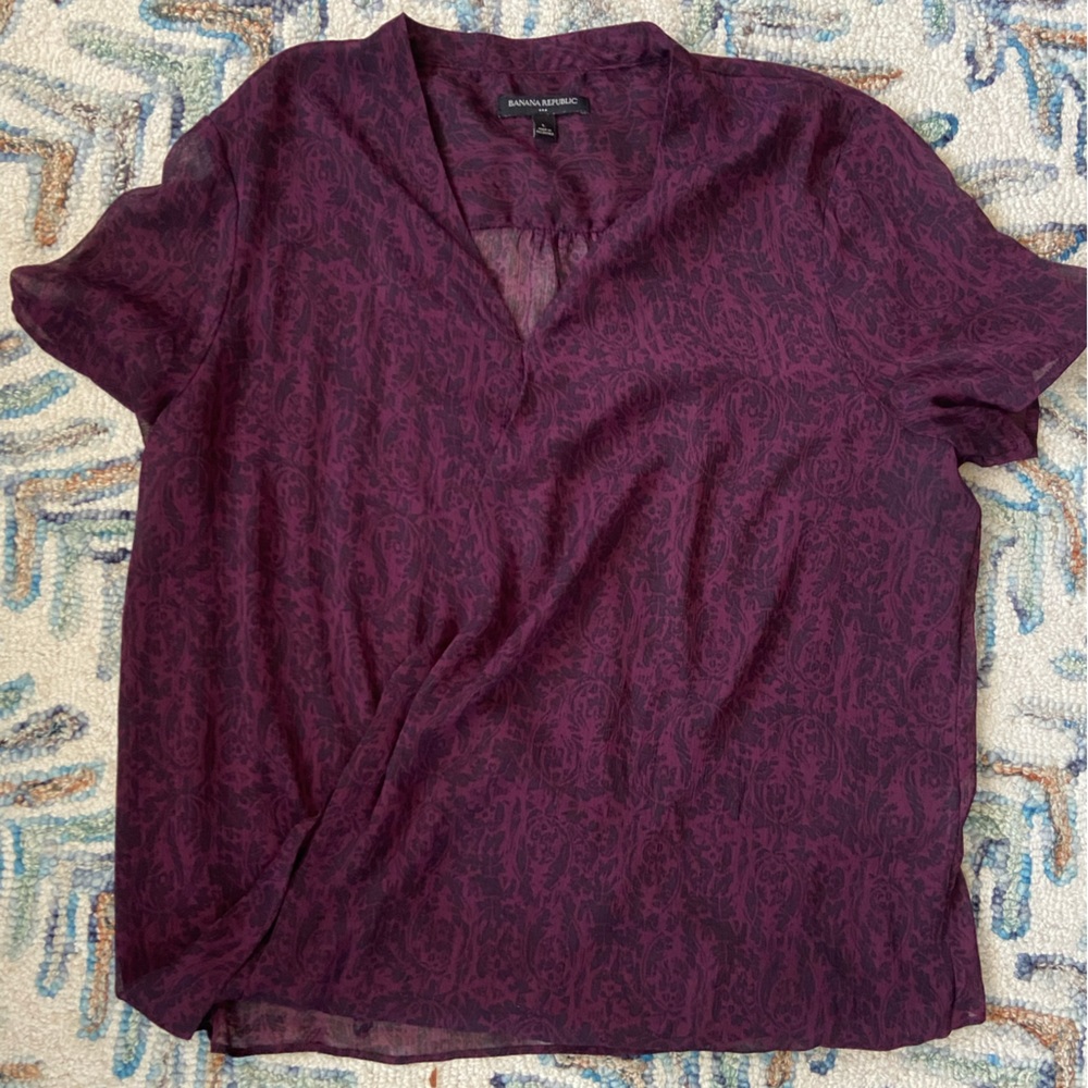 Banana Republic Sheer Blouse